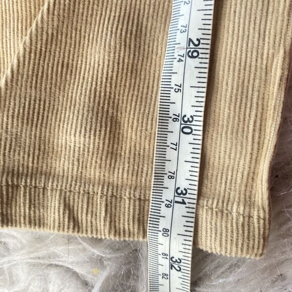St. John's Bay Pants Size 10 Corduroy Tan Beige Khaki Bootcut Stretch Work Women - Picture 10 of 10